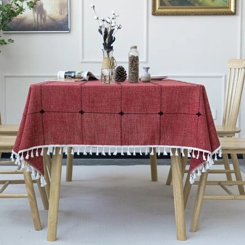 Cotton linen rectangle - cotton,