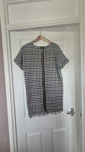 Zara knit dress - dress, dogtooth