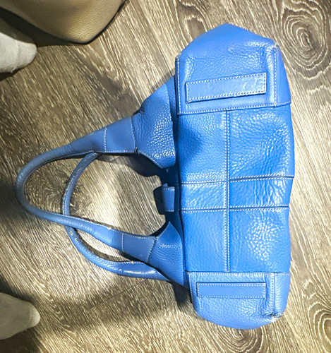 Ann taylor leather blue - ann,