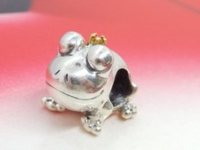 Pandora Sterling Silver and 14K Gold Frog Prince Fantasy Charm - 799342C00