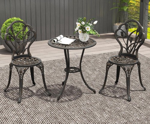 Piece garden bistro set cast - garden,