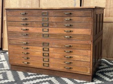 Vintage Plan Chest Architects Drawers Maps Charts Collectors Industrial Prints