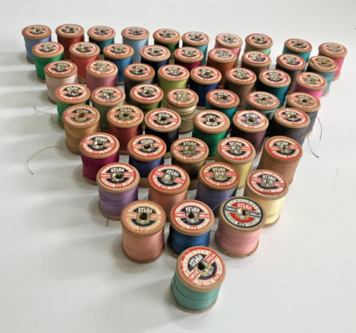 Wooden cotton reels - wooden,