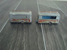 2 x Matchbox No.74 Mobile Canteen In Silver