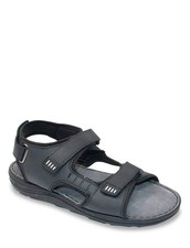 Mens Leather Wide Fit Sandal