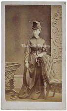 CDV LADY IN HORSE RIDING HABIT