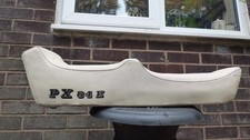 Vespa PX yankee seat (1984) Italian - white leather/ette - NEEDS MINIMAL WORK