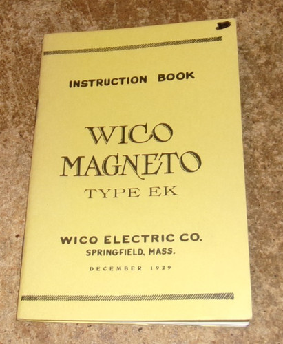 Reprint wico magneto type - reprint, ek