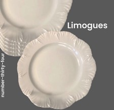Royal  Limoges Ocean Blanc Breakfast/Salad Plates  VGC🩷