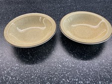 Poole Broadstone- 2 x 18 cm Cereal / Dessert Bowls