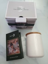 DOWAN Ceramic Utensil Crocks Holder with Lid Farmhouse Kitchen Countertop White 