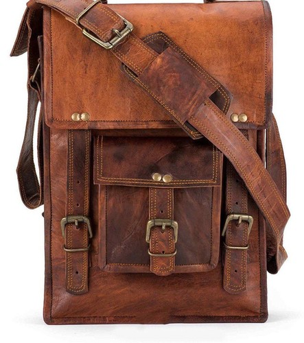 Bag leather vintage - leather, messenger