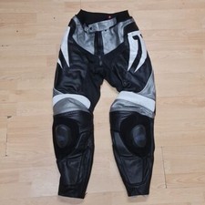 HEIN GERICKE LEATHER & TEXTILE MOTORBIKE TROUSERS  W 30" L 30"  SIZE 52 VGC