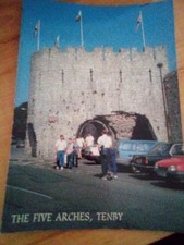 The Five Arches, Tenby, colour