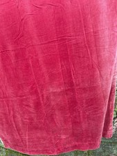 Vintage Dark Pink Red Cotton