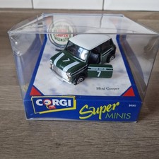Corgi 1/36 Scale Model Car 94141 - Mini Cooper - Green/White