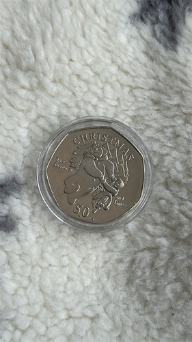 Isle man 2003 50p christmas - of,