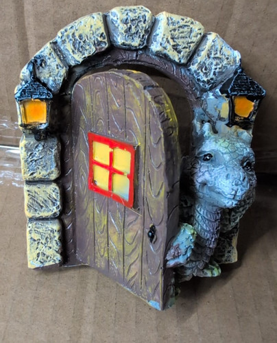 Garden ornament dragon open - ornament,