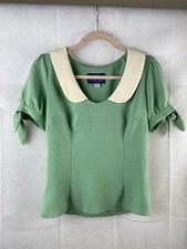 Collectif Blouse UK 10 S sage