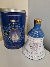 Wade Bells 90th Birthday Queen Elizabeth Queen Mother Scotch Whisky Decanter Box