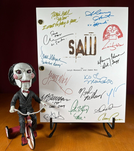 Saw script signed autograph - signed-,
