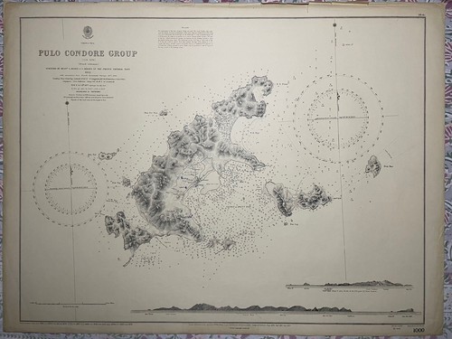 Rare admiralty chart 1000 - rare,