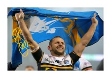 Rob Burrow 1 A4 England Rugby League reproduction signed poster choice of frame
