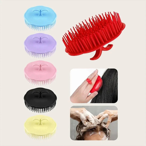 Silicone hair scalp scrubber - silicone,