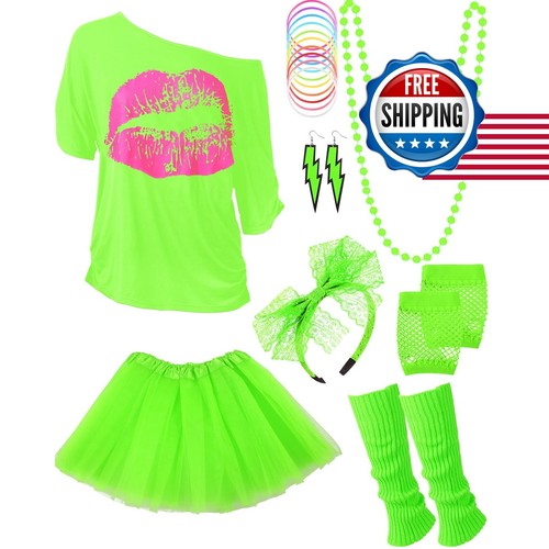 Blulu 80s outfit neon - blulu,