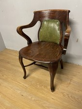 Late C19TH solid oak desk