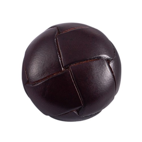 Leather buttons genuine pcs - genuine,