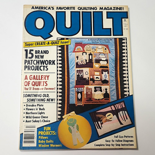 Quilt magazine fall 1981 - magazine,