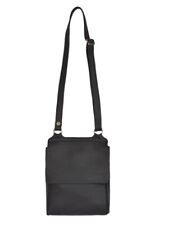 Leather Crossbody Bag Black | Otto by Owen Barry RRP £250