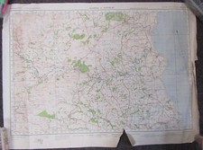 Vintage Ordnance Survey Maps, Second World War Revision 1940, Bundle of 16