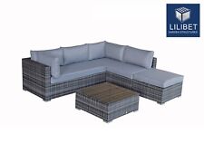 outdoor rattan corner sofa set