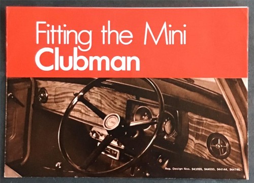 Mini clubman facia fitting - mini,