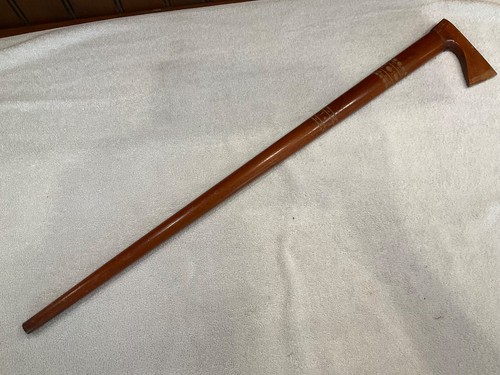 Vtg wooden axe handle walking - vtg,