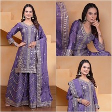 Lilac Purple Sharara Palazzo