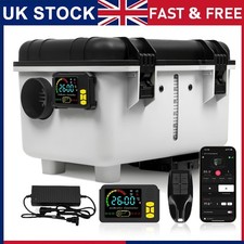 Sunster 8KW 12V 24V Diesel Air Heater Bluetooth & 230V AC Adapter For Car RV