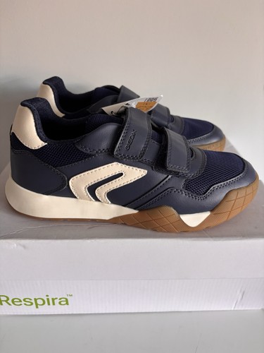 Geox junior boys navy trainers - boys,