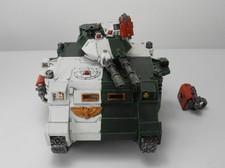 PREDATOR TANK (damaged) Plastic Space Marines Army Painted Dark Angels 40K 48