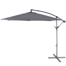 Garden Parasol Steel Grey