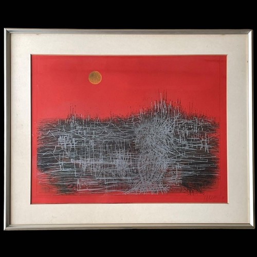 Jean carzou lithograph framed - jean,