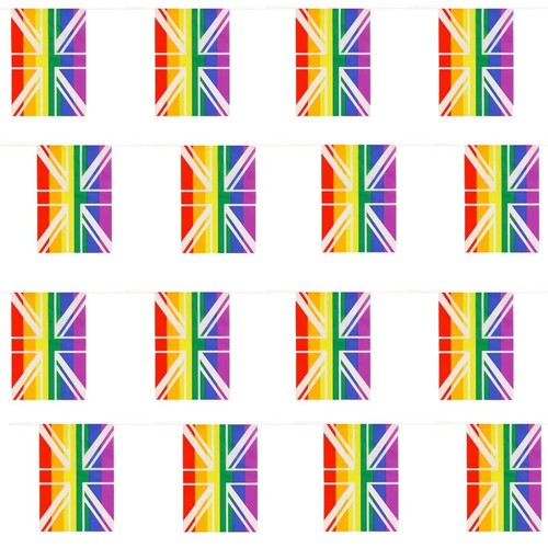 Rainbow pride union jack - rainbow,