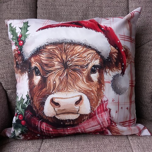 Highland cow christmas xmas - christmas,