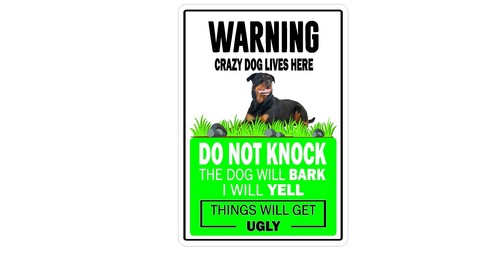 Rottweiler crazy dog lives - crazy,