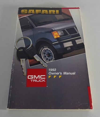 Owner manual handbook gmc - owner's,