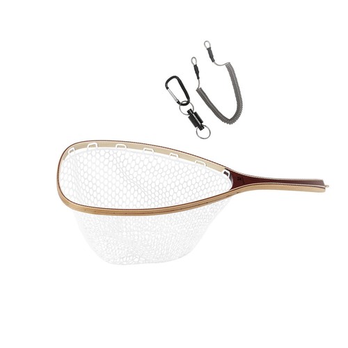 Fly fishing landing - fly, net
