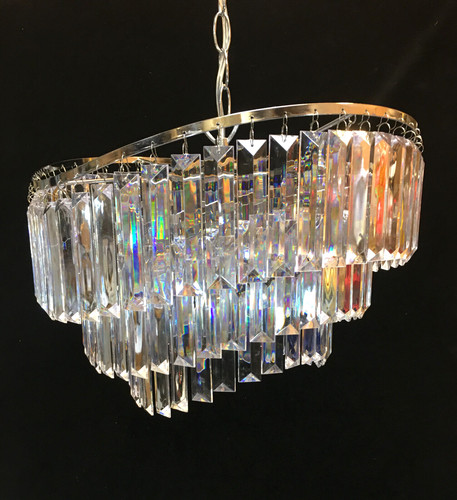 Large chandelier chrome - large,