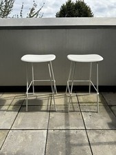 MUUTO Fibre Bar Stool Grey Denmark dining side bistro Danish